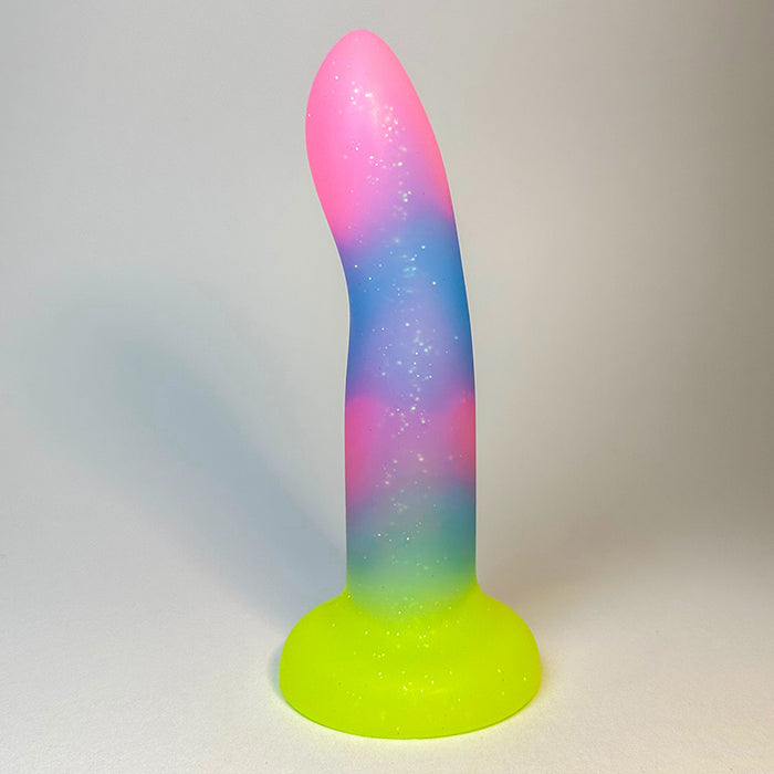 STAR DUST Liquid Silicone Jelly Dildo 7 Inch