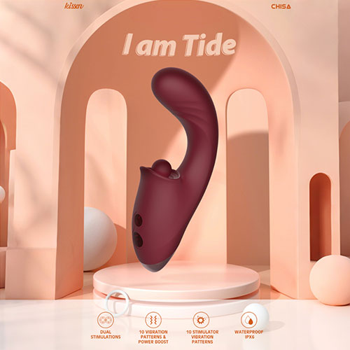 TIDE Rechargeable Waving Vibrator 7 Inch