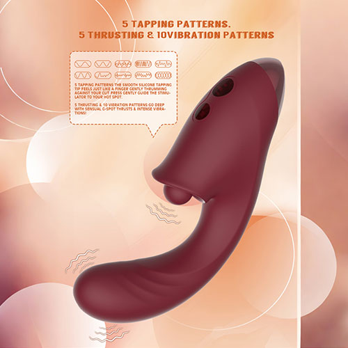 TIDE Rechargeable Waving Vibrator 7 Inch