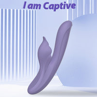 CAPTIVE Thrusting & Tapping Rechrgeable Vibrator 9.2 Inch