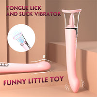 SABRINA Vibrating Pussy Pump and Tongue Vibrator