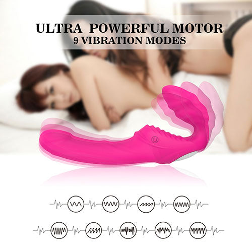 NANA 2 Way Remote Control Strapless Strap-On Vibrator