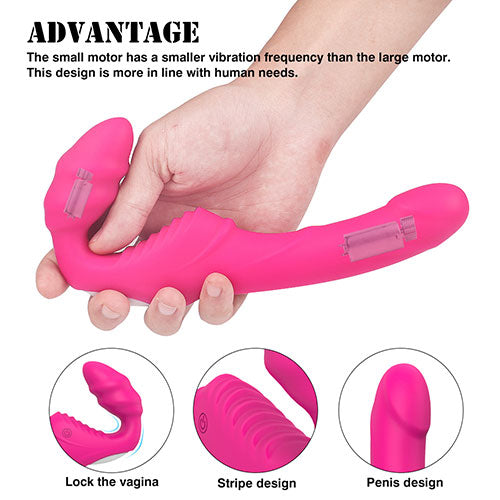 NANA 2 Way Remote Control Strapless Strap-On Vibrator