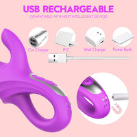 DAGGERS Dual Motor G-Spot Rabbit Vibrator