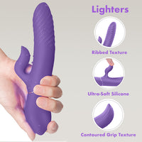 LIGHTER Purple Warming Rabbit Vibrator