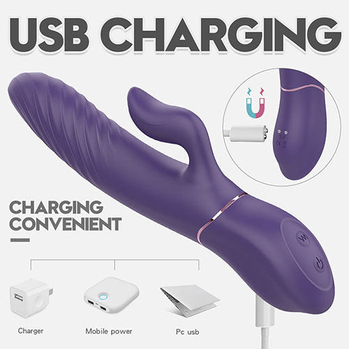 LIGHTER Purple Warming Rabbit Vibrator
