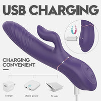 LIGHTER Purple Warming Rabbit Vibrator