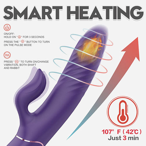 LIGHTER Purple Warming Rabbit Vibrator