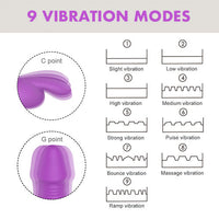 RADI Purple Real Feel Rabbit Vibrator 8.39 Inch