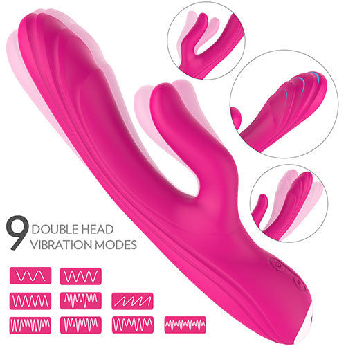 FRIEDA Pink Pulsing Rabbit Vibrator