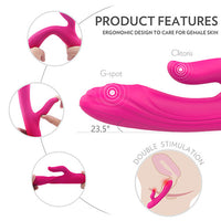 FRIEDA Pink Pulsing Rabbit Vibrator
