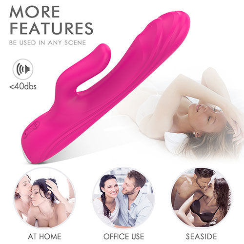 FRIEDA Pink Pulsing Rabbit Vibrator