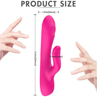 FRIEDA Pink Pulsing Rabbit Vibrator