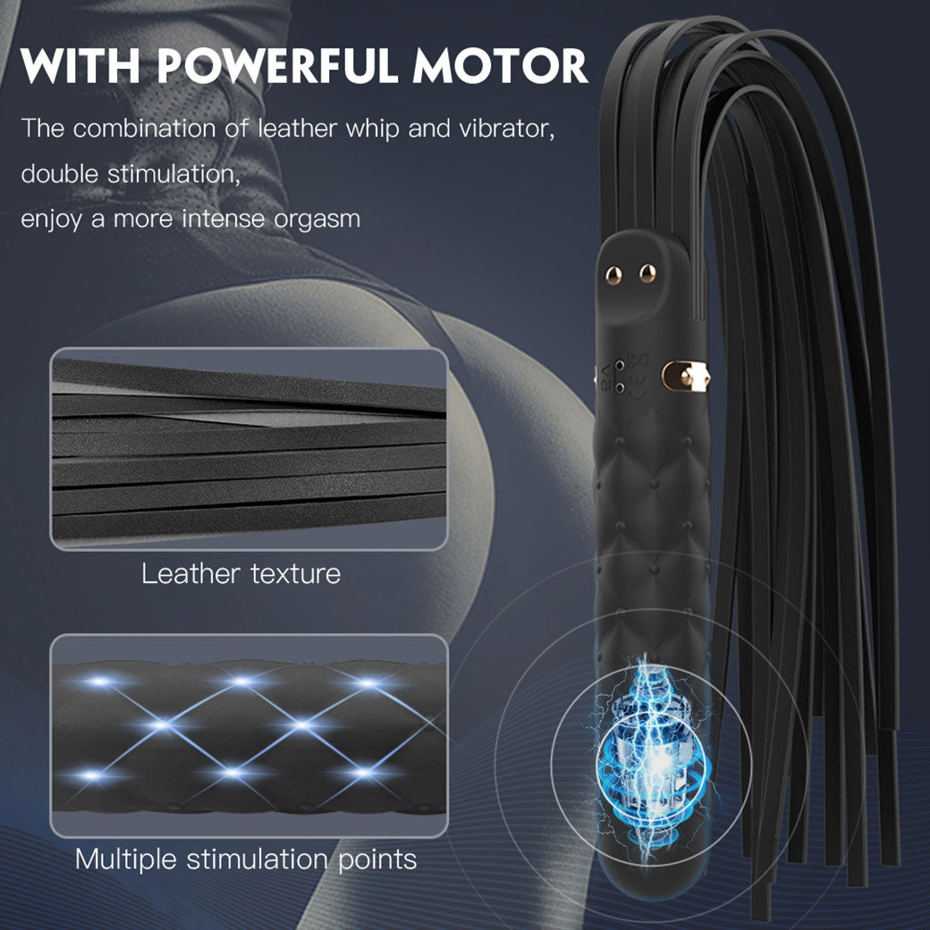 Bloody Mary 2 in 1 Rechargeable Whip Vibrator
