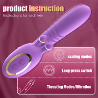 LAYLA Clitoral Massage Thrusting Vibrator