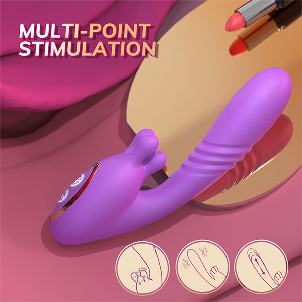 LAYLA Clitoral Massage Thrusting Vibrator