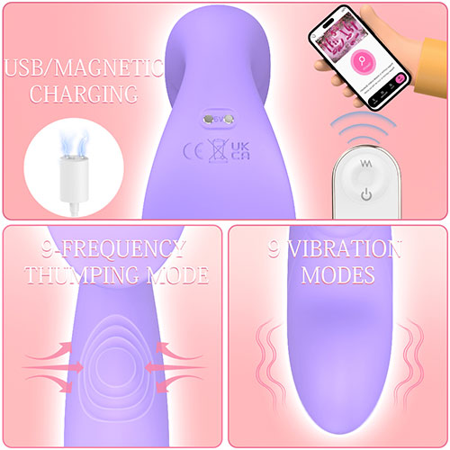 TEASING Remote and App Controlled G-Spot Vibrator