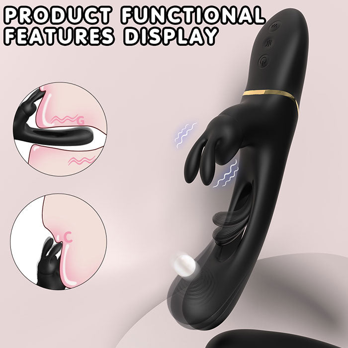 NIKO Rechargeable Knocking Rabbit Vibrator 7.6 inch