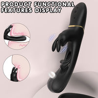 NIKO Rechargeable Knocking Rabbit Vibrator 7.6 inch