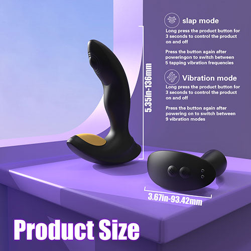 CHAC Remote Control Pulsing Prostate Vibrator