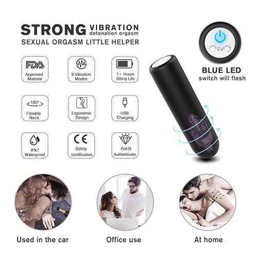 SEED Super Power Black Bullet Vibrator