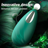 BERYL Rechargeable Vibrating Silicone Pebble Necklace