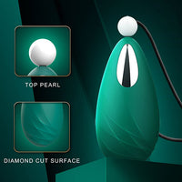 BERYL Rechargeable Vibrating Silicone Pebble Necklace