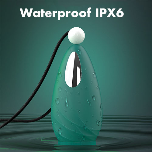 BERYL Rechargeable Vibrating Silicone Pebble Necklace