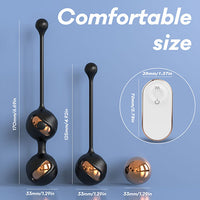 Gem Rechargeable Remote Control Vibrating Kegel Ball Set