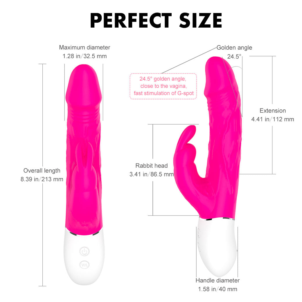 RADI Real Feel Rabbit Vibrator 8.39 Inch
