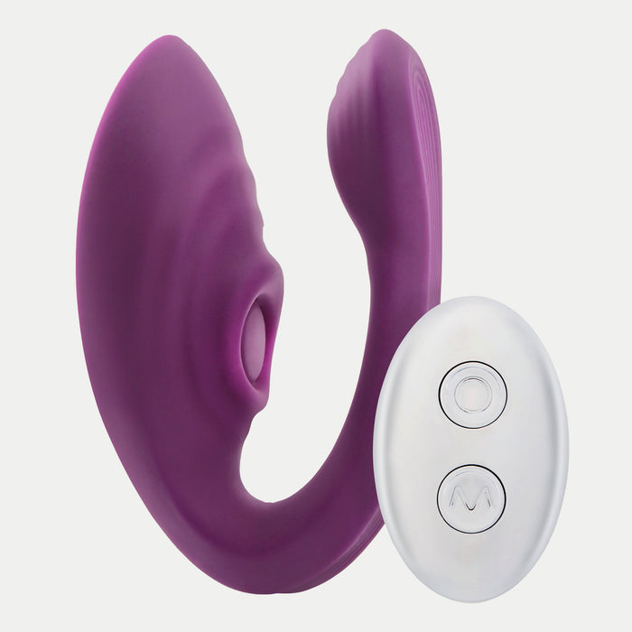 SYNC PASSION Purple Rechargeable Clitoral Suction Vibrator 7 Speeds